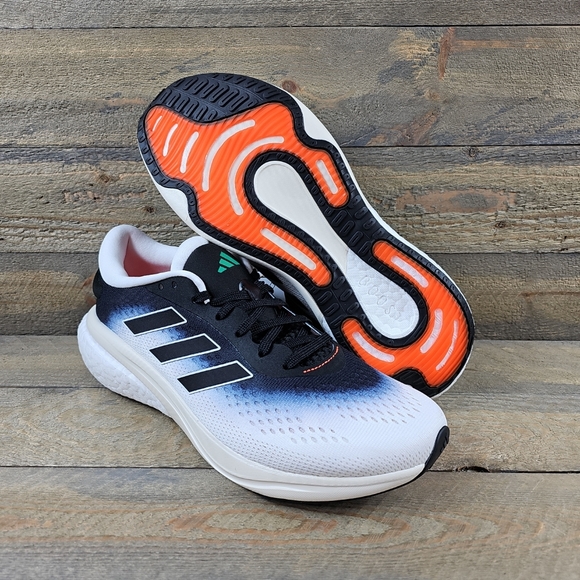 adidas Women's Supernova 2.0 Running Shoes Non Dyed/Black/White - Picture 11 of 11